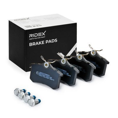 RIDEX 402B0024 Brake Pad Set for Audi - Rear Axle