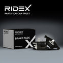 RIDEX 402B0024 Brake Pad Set for Audi - Rear Axle