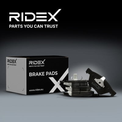 RIDEX 402B0024 Brake Pad Set for Audi - Rear Axle
