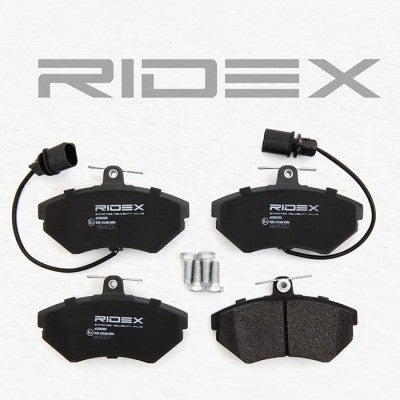 RIDEX 402B0083 Brake Pad Set for Audi - Front Axle