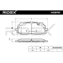 RIDEX 402B1161 Brake Pad Set for Audi - Front Axle