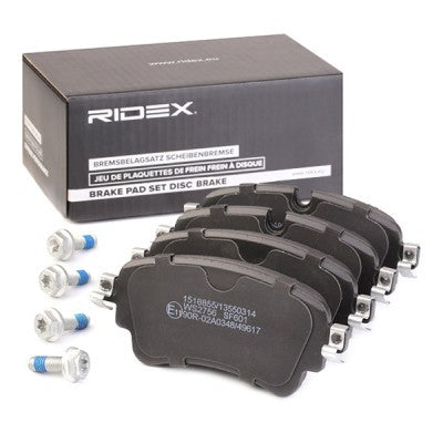 RIDEX 402B1217 Brake Pad Set for Audi - Rear Axle