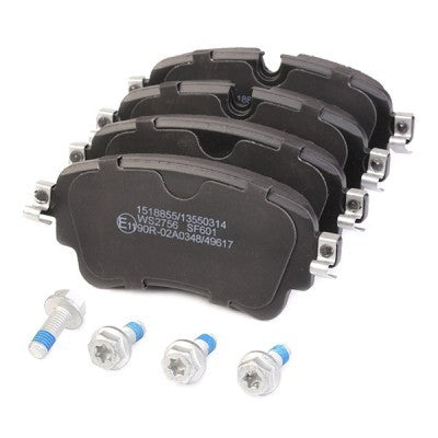 RIDEX 402B1217 Brake Pad Set for Audi - Rear Axle
