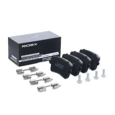 RIDEX 402B1376 Brake Pad Set for Audi - Rear Axle