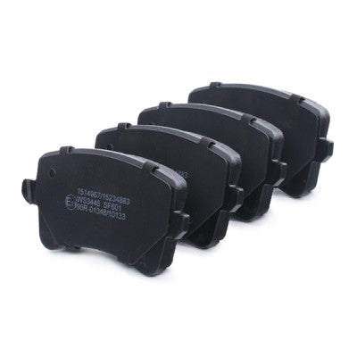 RIDEX 402B1376 Brake Pad Set for Audi - Rear Axle