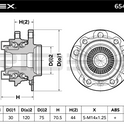 RIDEX 654W0661 Wheel Bearing Kit