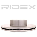 RIDEX 82B0273 Brake Disc front axle (pair)