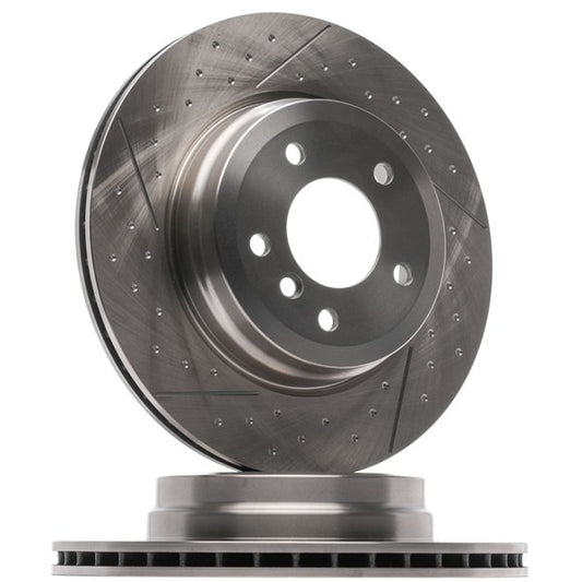RIDEX 82B1062 Brake Disc - Rear Axle (pair)