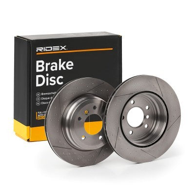 RIDEX 82B1062 Brake Disc - Rear Axle (pair)