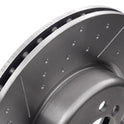 RIDEX 82B1170 Brake Disc - front axle (pair)