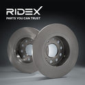RIDEX 82B1789 Brake Disc - Front Axle (pair)