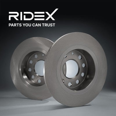 RIDEX 82B1789 Brake Disc - Front Axle (pair)