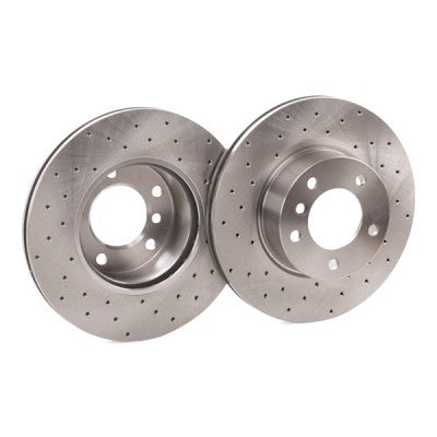 RIDEX 82B2428 Brake Disc - Front Axle (pair)