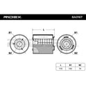 RIDEX 8A0167 Air Filter for Volkswagen