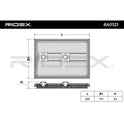 RIDEX 8A0321 Air Filter for Audi and Volkswagen