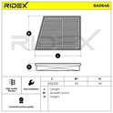RIDEX 8A0646 Air Filter