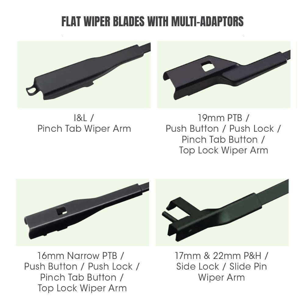 AISIN Flat Wiper Blade 16"