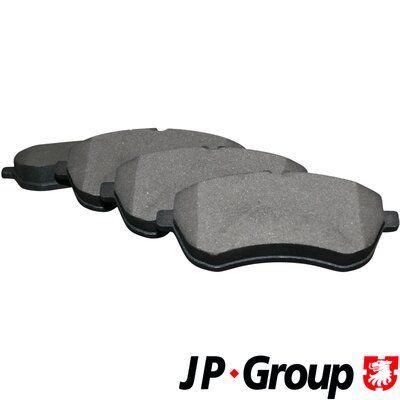 JP GROUP 1363601310 Brake pad set Rear axle - for Mercedes-Benz