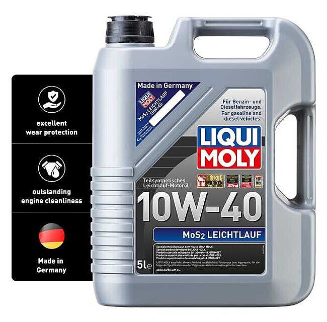 Liqui Moly MoS2 Leicht­lauf 10W-40 - 5L
