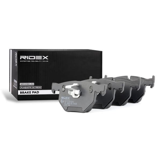 RIDEX 402B0051 Brake pad set Rear axle