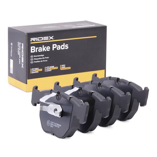 RIDEX 402B0100 Brake pad set Front axle - for BMW