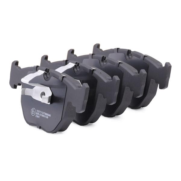RIDEX 402B0100 Brake pad set Front axle - for BMW