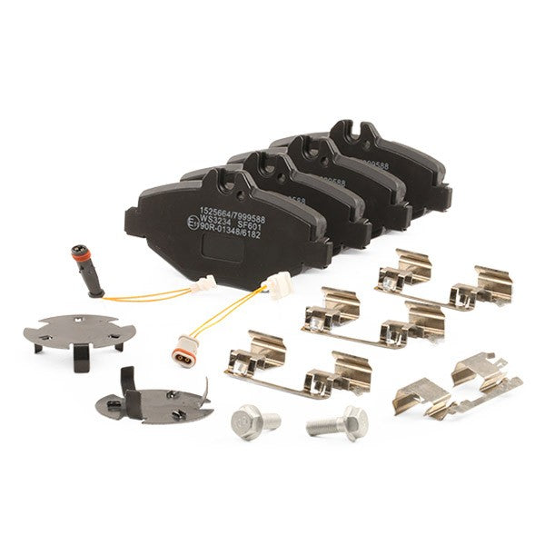 RIDEX 402B0119 Brake pad set Front axle- for Mercedes-Benz