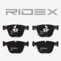 RIDEX 402B0188 Brake pad set