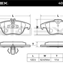 RIDEX 402B0245 Brake Pad Set for Mercedes - Rear axle
