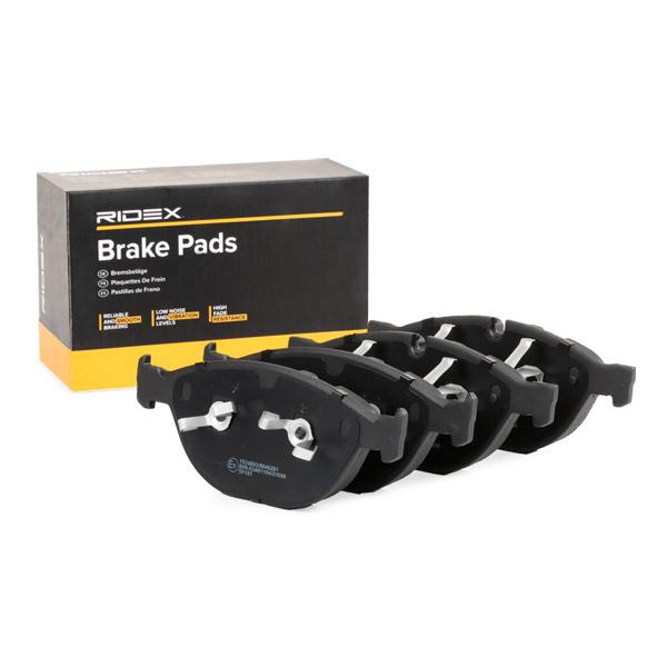 RIDEX 402B0375 Brake pad set