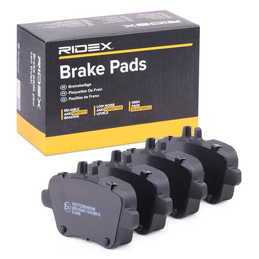 RIDEX 402B0631 Brake Pad Set for Mercedes - Rear axle