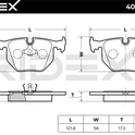 RIDEX 402B0781 Brake pad set - for BMW