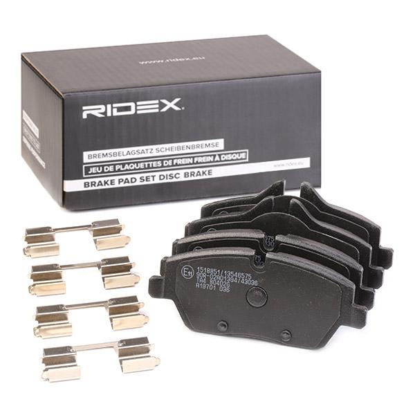 RIDEX 402B1149 Brake pad set for BMW i3 (I01)