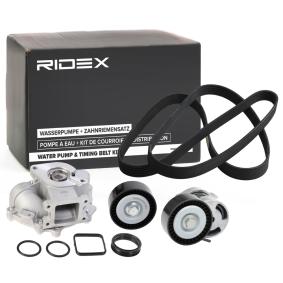 RIDEX 4172P0031 Water Pump + V-Ribbed Belt Kit