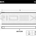 RIDEX 424I0268 Pollen filter
