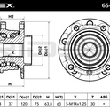 RIDEX 654W0321 Wheel Bearing Kit