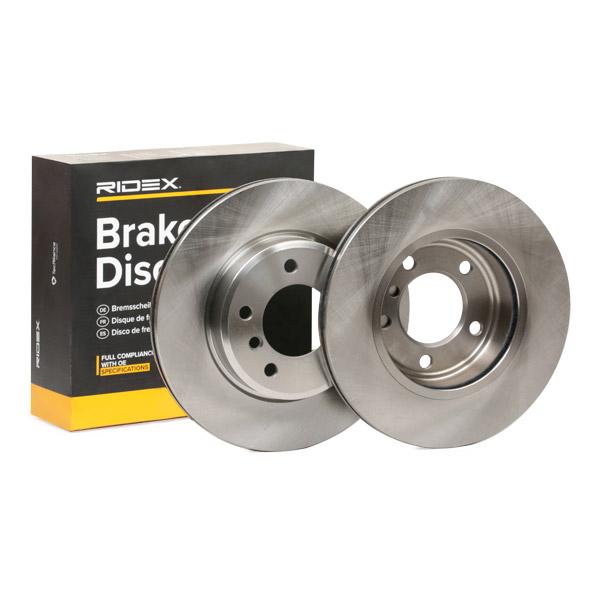 RIDEX 82B0029 Brake Disc Front axle (pair) - for BMW