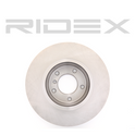 RIDEX 82B0191 Brake Disc - front axle (pair)
