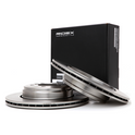 RIDEX 82B0196 Brake Disc - rear axle (pair)