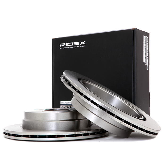 RIDEX 82B0293 Brake Disc - rear axle (pair)