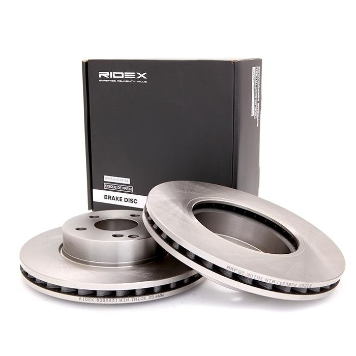 RIDEX 82B0331 Brake disc Front axle - for Mercedes-Benz