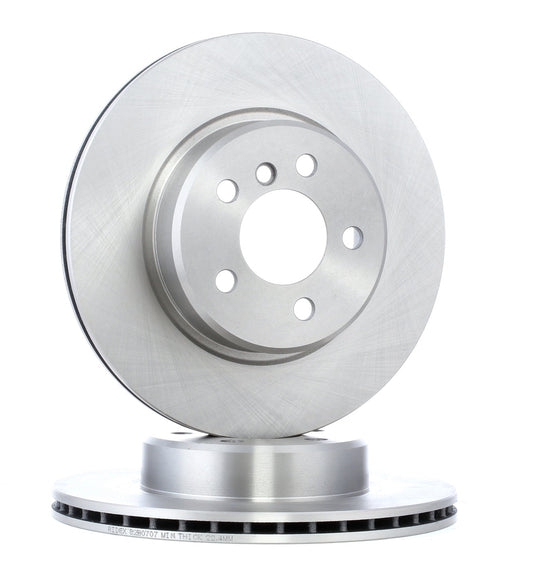 RIDEX 82B0707 Brake Disc - front axle (pair)