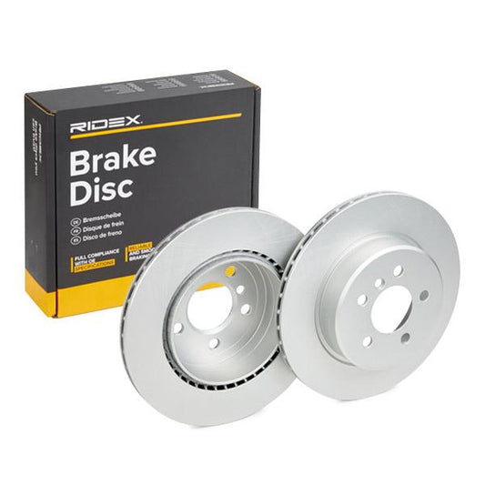 RIDEX 82B0739 Brake Disc - rear axle (pair)