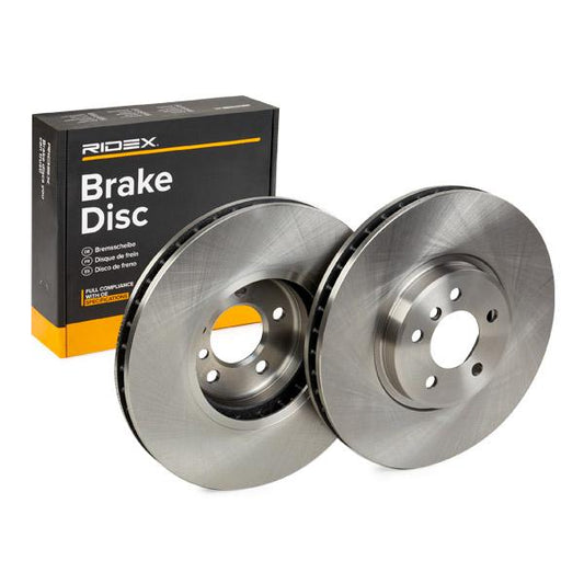RIDEX 82B0958 Brake Disc - front axle (pair)