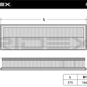RIDEX 8A0095 Air Filter
