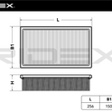 RIDEX 8A0118 Air Filter