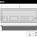 RIDEX 8A0169 Air Filter
