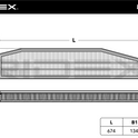 RIDEX 8A0374 Air Filter for BMW X3 (E83)