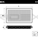 RIDEX 8A0379 Air Filter