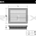 RIDEX 8A0404 Air Filter